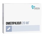 Омепразол, капсулы кишечнорастворимые 20 мг 90 шт