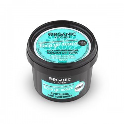 Бальзам для волос Organic Kitchen Коса до пояса восстанавливающий морские минералы и масло фукуса 100 мл