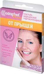 Пластырь Extraplast Бьюти от прыщей 24 шт.