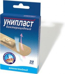 Лейкопластырь бактерицидный Унипласт влагостойкий р. 1.9смх7.2см 1 шт.