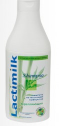 Шампунь Lactimilk на молочной сыворотке укрепляющий для роста волос 400 мл