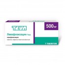 Левофлоксацин-Тева, табл. п/о пленочной 500 мг №7