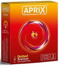 Презервативы Aprix точечные 3 шт.