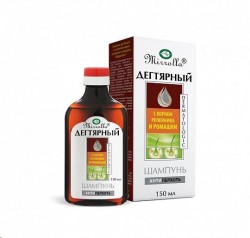 Шампунь Mirrolla дегтярный репейник ромашка 150 мл