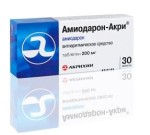 Амиодарон-Акри, таблетки 200 мг 30 шт