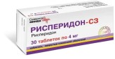 Рисперидон-СЗ, табл. п/о пленочной 4 мг №30